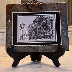 Antique New Orleans Roofing Slate Tile- French Quarter.